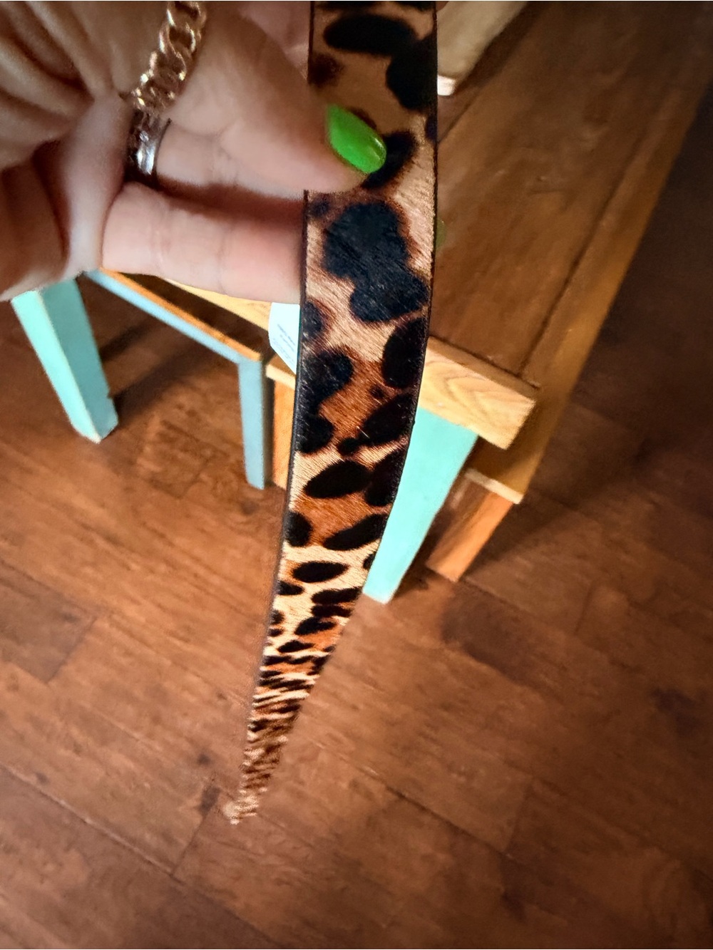 Leopard Print Reptile Habitat Accessory - Brown/Black 5 belts total